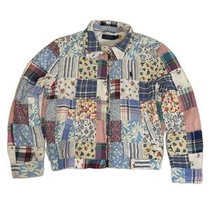 Ralph Lauren Multicolor Patchwork Quilted Jacket size S